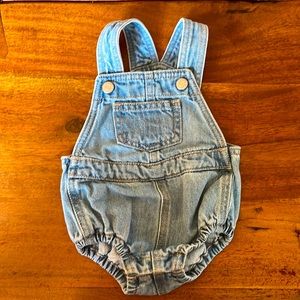 Baby infant overalls jean denim 3-6 months